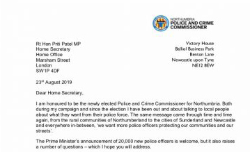 Read more about PCC Kim McGuinness puts police funding pressure on Home Secretary