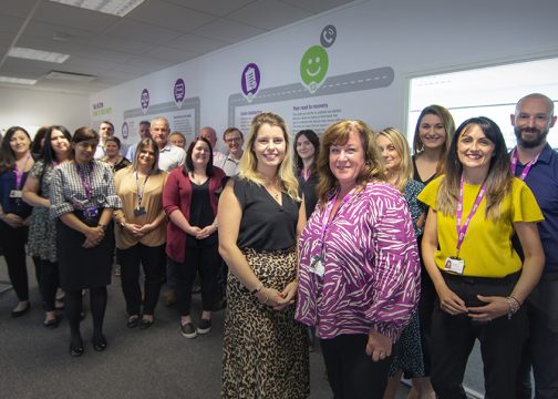 Northumbria’s Police and Crime Commissioner Kim McGuinness visits Victims First Northumbria (VFN) to meet staff who provide victim support across the region