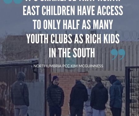 Read more about “It’s shameful that North East children have access to only half as many youth clubs as rich kids in the South”, says PCC Kim McGuinness