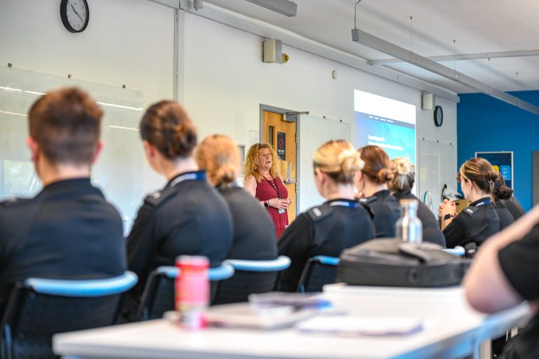PCC Susan Dungworth meting new recruits