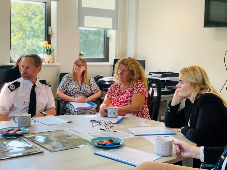 Minister praises best practice in supporting victims and survivors on visit to Northumbria