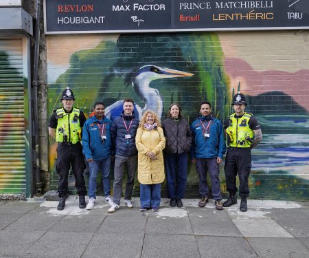 PCC, Police and partners at Byker Art Installation